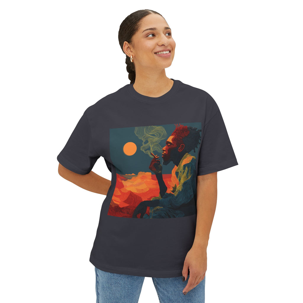 Chill Vibes Unisex Oversized Tee | Perfect for Relaxing Days, Gifts, Festivals, Streetwear, Mood Enhancer
