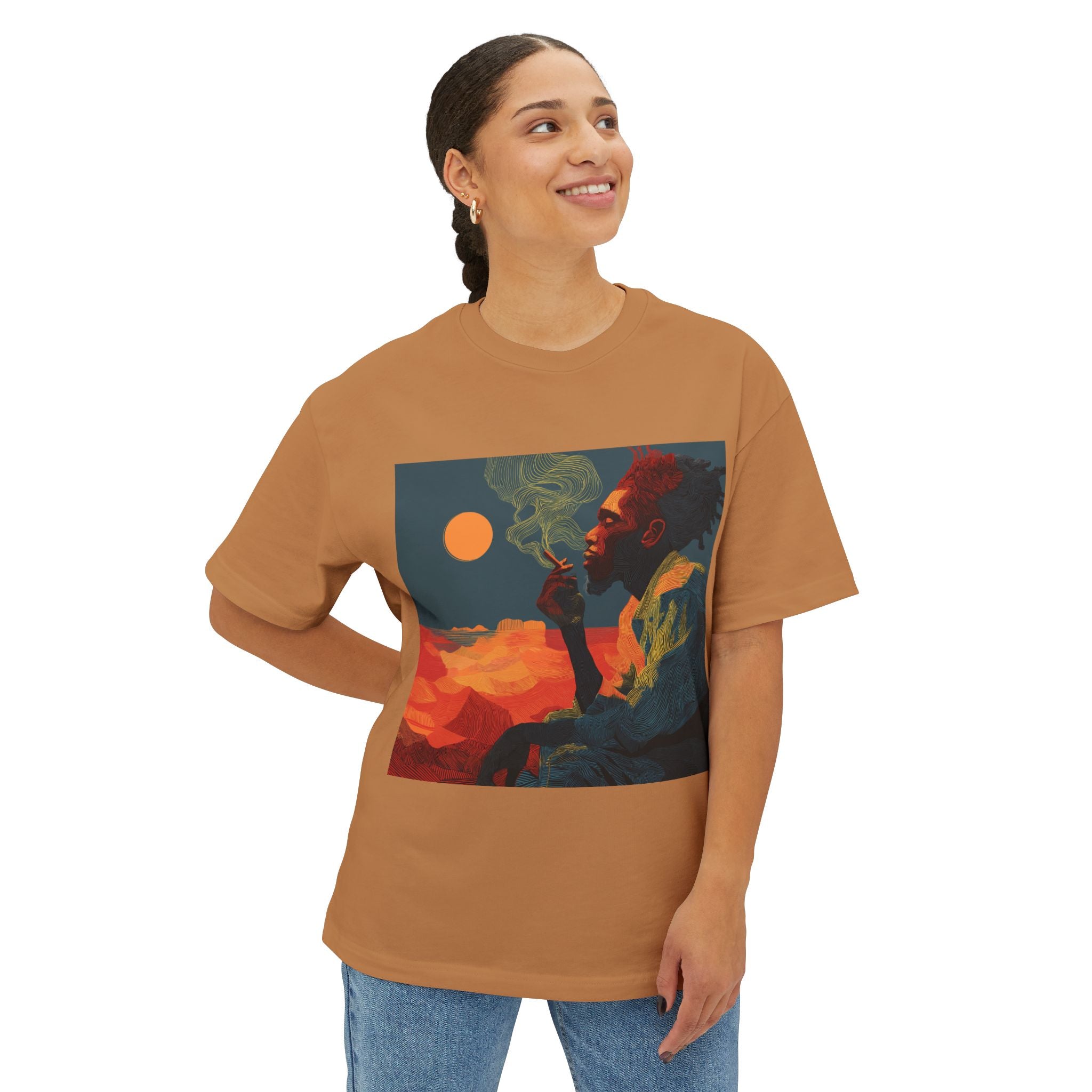 Chill Vibes Unisex Oversized Tee | Perfect for Relaxing Days, Gifts, Festivals, Streetwear, Mood Enhancer
