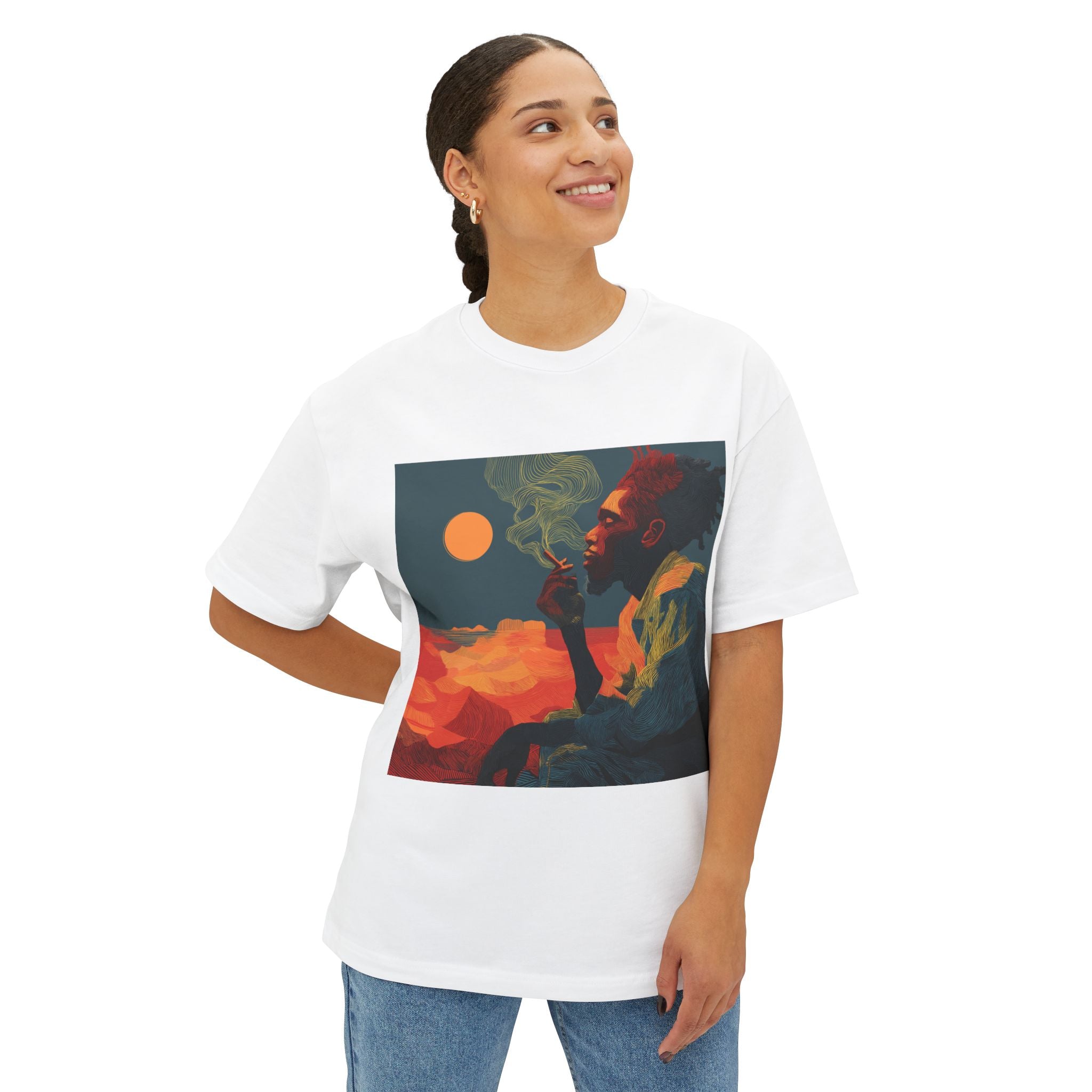 Chill Vibes Unisex Oversized Tee | Perfect for Relaxing Days, Gifts, Festivals, Streetwear, Mood Enhancer